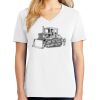 1-DAY RUSH NO MINIMUM Ladies V-Neck Short Sleeve T-Shirt Thumbnail