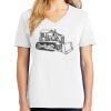 1-DAY RUSH NO MINIMUM Ladies V-Neck Short Sleeve T-Shirt Thumbnail