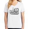 1-DAY RUSH NO MINIMUM Ladies V-Neck Short Sleeve T-Shirt Thumbnail