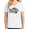 1-DAY RUSH NO MINIMUM Ladies V-Neck Short Sleeve T-Shirt Thumbnail