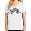 1-DAY RUSH NO MINIMUM Ladies V-Neck Short Sleeve T-Shirt Thumbnail