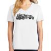 1-DAY RUSH NO MINIMUM Ladies V-Neck Short Sleeve T-Shirt Thumbnail