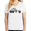 1-DAY RUSH NO MINIMUM Ladies V-Neck Short Sleeve T-Shirt Thumbnail