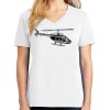 1-DAY RUSH NO MINIMUM Ladies V-Neck Short Sleeve T-Shirt Thumbnail