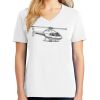 1-DAY RUSH NO MINIMUM Ladies V-Neck Short Sleeve T-Shirt Thumbnail