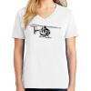 1-DAY RUSH NO MINIMUM Ladies V-Neck Short Sleeve T-Shirt Thumbnail