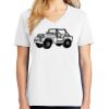 1-DAY RUSH NO MINIMUM Ladies V-Neck Short Sleeve T-Shirt Thumbnail