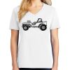 1-DAY RUSH NO MINIMUM Ladies V-Neck Short Sleeve T-Shirt Thumbnail