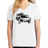 1-DAY RUSH NO MINIMUM Ladies V-Neck Short Sleeve T-Shirt Thumbnail