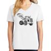 1-DAY RUSH NO MINIMUM Ladies V-Neck Short Sleeve T-Shirt Thumbnail