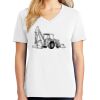 1-DAY RUSH NO MINIMUM Ladies V-Neck Short Sleeve T-Shirt Thumbnail