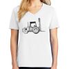 1-DAY RUSH NO MINIMUM Ladies V-Neck Short Sleeve T-Shirt Thumbnail