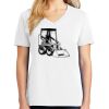 1-DAY RUSH NO MINIMUM Ladies V-Neck Short Sleeve T-Shirt Thumbnail