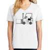 1-DAY RUSH NO MINIMUM Ladies V-Neck Short Sleeve T-Shirt Thumbnail