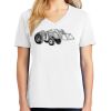 1-DAY RUSH NO MINIMUM Ladies V-Neck Short Sleeve T-Shirt Thumbnail