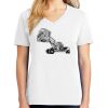 1-DAY RUSH NO MINIMUM Ladies V-Neck Short Sleeve T-Shirt Thumbnail