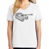 1-DAY RUSH NO MINIMUM Ladies V-Neck Short Sleeve T-Shirt Thumbnail