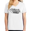 1-DAY RUSH NO MINIMUM Ladies V-Neck Short Sleeve T-Shirt Thumbnail