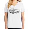 1-DAY RUSH NO MINIMUM Ladies V-Neck Short Sleeve T-Shirt Thumbnail