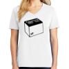 1-DAY RUSH NO MINIMUM Ladies V-Neck Short Sleeve T-Shirt Thumbnail