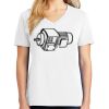 1-DAY RUSH NO MINIMUM Ladies V-Neck Short Sleeve T-Shirt Thumbnail