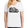 1-DAY RUSH NO MINIMUM Ladies V-Neck Short Sleeve T-Shirt Thumbnail