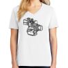 1-DAY RUSH NO MINIMUM Ladies V-Neck Short Sleeve T-Shirt Thumbnail