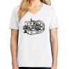 1-DAY RUSH NO MINIMUM Ladies V-Neck Short Sleeve T-Shirt Thumbnail