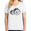 1-DAY RUSH NO MINIMUM Ladies V-Neck Short Sleeve T-Shirt Thumbnail