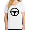 1-DAY RUSH NO MINIMUM Ladies V-Neck Short Sleeve T-Shirt Thumbnail