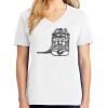 1-DAY RUSH NO MINIMUM Ladies V-Neck Short Sleeve T-Shirt Thumbnail