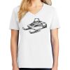 1-DAY RUSH NO MINIMUM Ladies V-Neck Short Sleeve T-Shirt Thumbnail