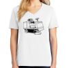 1-DAY RUSH NO MINIMUM Ladies V-Neck Short Sleeve T-Shirt Thumbnail