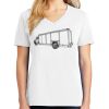 1-DAY RUSH NO MINIMUM Ladies V-Neck Short Sleeve T-Shirt Thumbnail