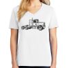 1-DAY RUSH NO MINIMUM Ladies V-Neck Short Sleeve T-Shirt Thumbnail