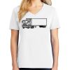 1-DAY RUSH NO MINIMUM Ladies V-Neck Short Sleeve T-Shirt Thumbnail