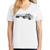 1-DAY RUSH NO MINIMUM Ladies V-Neck Short Sleeve T-Shirt Thumbnail