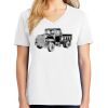 1-DAY RUSH NO MINIMUM Ladies V-Neck Short Sleeve T-Shirt Thumbnail