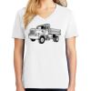 1-DAY RUSH NO MINIMUM Ladies V-Neck Short Sleeve T-Shirt Thumbnail