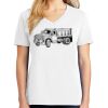 1-DAY RUSH NO MINIMUM Ladies V-Neck Short Sleeve T-Shirt Thumbnail