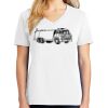 1-DAY RUSH NO MINIMUM Ladies V-Neck Short Sleeve T-Shirt Thumbnail
