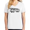 1-DAY RUSH NO MINIMUM Ladies V-Neck Short Sleeve T-Shirt Thumbnail