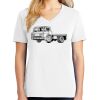 1-DAY RUSH NO MINIMUM Ladies V-Neck Short Sleeve T-Shirt Thumbnail