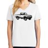 1-DAY RUSH NO MINIMUM Ladies V-Neck Short Sleeve T-Shirt Thumbnail