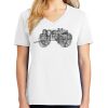 1-DAY RUSH NO MINIMUM Ladies V-Neck Short Sleeve T-Shirt Thumbnail