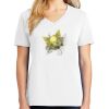 1-DAY RUSH NO MINIMUM Ladies V-Neck Short Sleeve T-Shirt Thumbnail