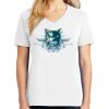 1-DAY RUSH NO MINIMUM Ladies V-Neck Short Sleeve T-Shirt Thumbnail
