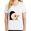 1-DAY RUSH NO MINIMUM Ladies V-Neck Short Sleeve T-Shirt Thumbnail
