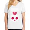 1-DAY RUSH NO MINIMUM Ladies V-Neck Short Sleeve T-Shirt Thumbnail