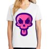 1-DAY RUSH NO MINIMUM Ladies V-Neck Short Sleeve T-Shirt Thumbnail